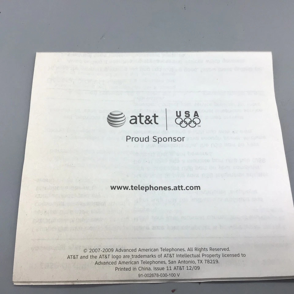 At&t 1739 Answering Machine Part 2 Users Manual - Image 2 of 2