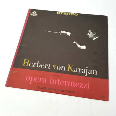 Herbert von Karajan Opera Intermezzi Vintage Vinyl Record Stereo