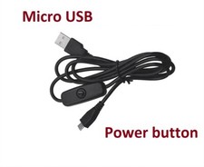 Micro USB with ON/OFF Switch Power Button 1m Charging Extension Cable