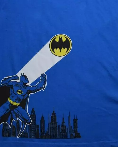 Batman Youth Boys Batman Bat Signal Blue Shirt New 2XL(18) | eBay