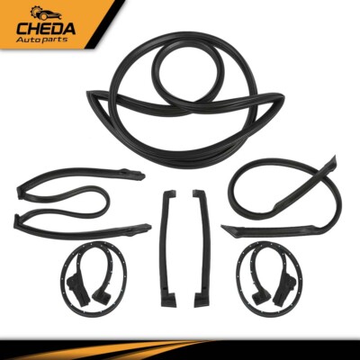 FCI C4 Corvette Targa Top Weatherstrip Seal Kit (1984-1996) - Pair Of Side Seals