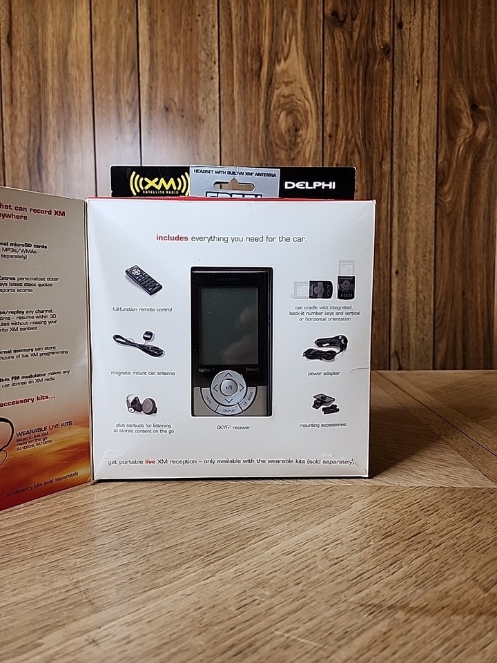 Delphi XM Serius Satellite Radio SKYFi3 Home Car Kit SA10224 Plug