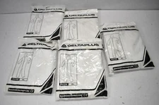 Lot of 5 Delta Plus Disposable Wear Coverall XL Size P0106 White Protectant