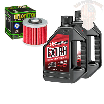 Oil And Filter Change Kit For 2014 Yamaha YFM700R Raptor Maxima Synthetic  5W-40