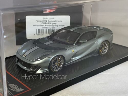 BBR models 1/43 Ferrari 812 Competición 2021 Gris-Plata Stripes BBRC259A1 - Imagen 4 de 4