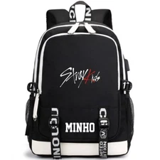 Kpop Straykids Backpack USB Stray Kids Backpack Backpack kids Bag X'MAS GIFT