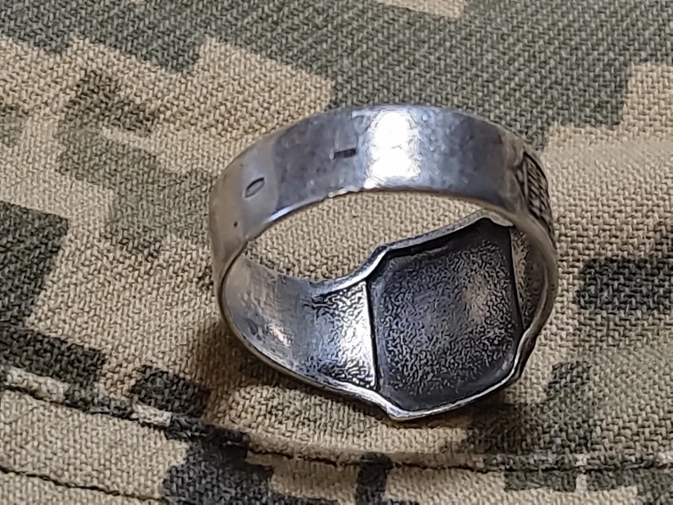 Anello amuleto esercito soldato STORIA UCRAINA 2022 argento. Signore aiutami ... - Immagine 4 di 4
