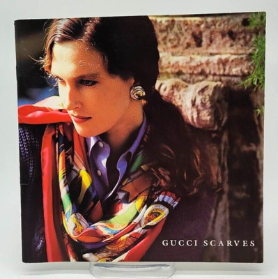 Gucci Spring Summer 1988 Scarf Brochure Catalog Booklet 17 Pages