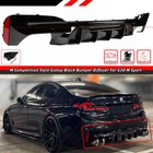 For 17-23 Bmw G30 5 Series M Competition Style Gloss Black Rear Bumper Diffuser (For: Bmw)