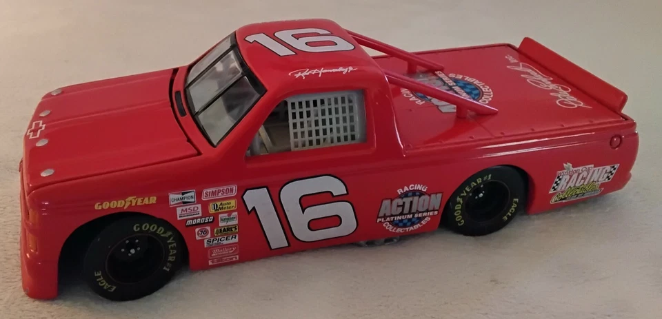Ron Hornaday Jr #16 RCCA Action Dale Earnhardt Inc 1995 Red Chevrolet Silverado - Image 2 of 4