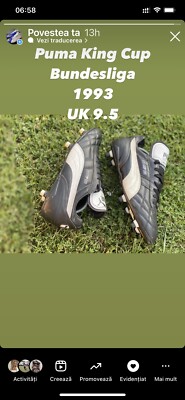 1993 Rare Puma King CUP BUNDESLIGA Leather New Size US 10.5 | eBay