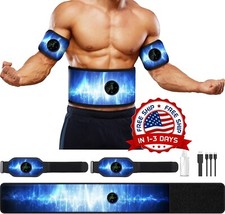 Estimulador abdominal ABS Estimulador muscular Unisexo Abdomen NUEVO 2025 US