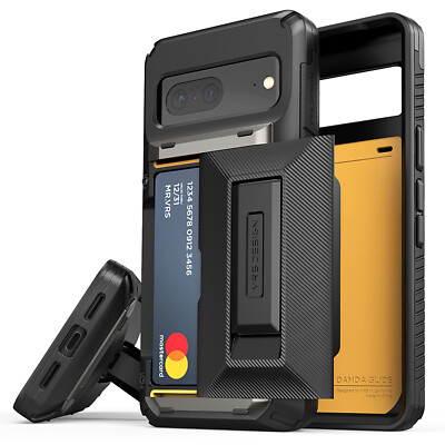 For Google Pixel 7 / 7 Pro Case Rugged Hybrid Wallet Phone Cover with Kickstand
