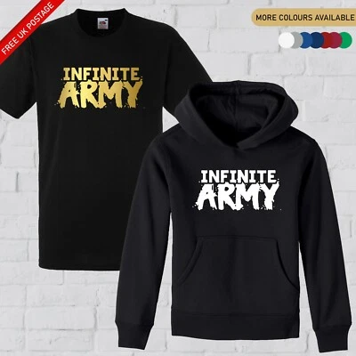 FLUX Infinite Lists Hoodie / T Shirt Kids Infinite ARMY Youtuber Merch Gamer Tee Gift