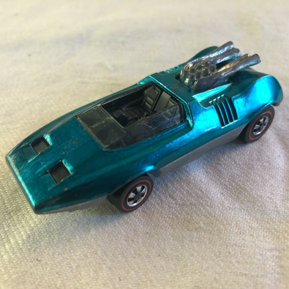 ORIGINAL 1969 HOT WHEELS REDLINE PEEPING BOMB AQUA U.S. | eBay