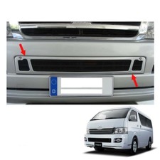 Front Lower Grill Grille Net Cover Black V2 Fits Toyota Hiace Commuter 2005 - 10