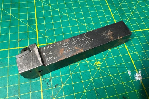 1 INCH SHANK  LATHE TOOL SNAP TAP CER 100 6-220 - Afbeelding 2 van 3