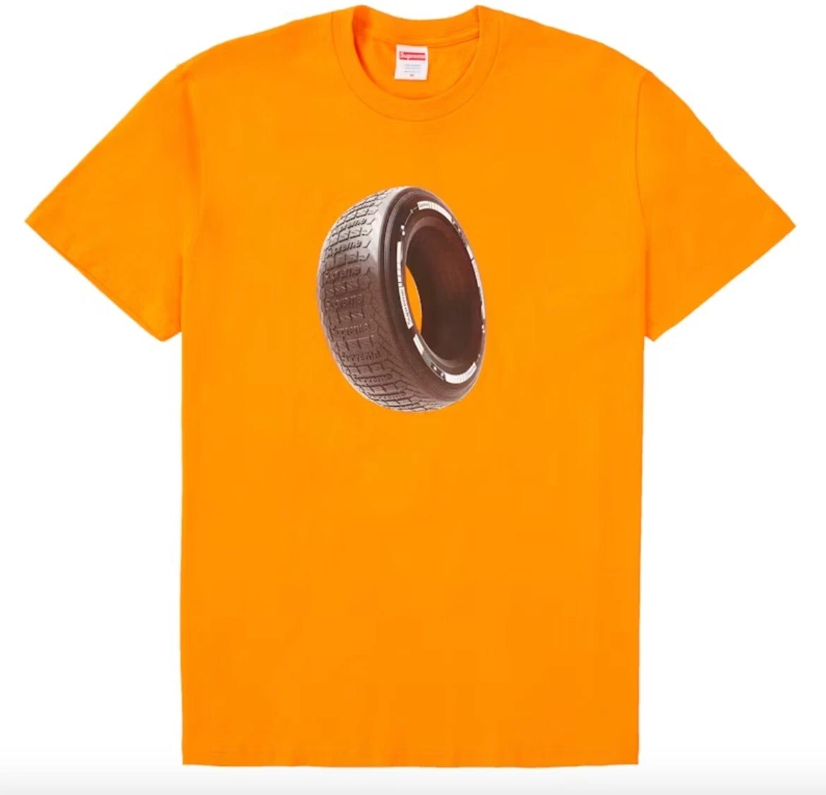 T shirt pneu suprême taille L grande boîte mopar orange Goodyear Mickey Thompson
