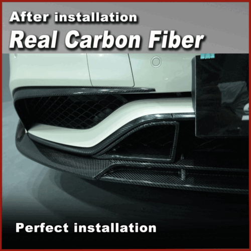 Carbon Spoilerlippe Ansatz Mit Lufteinlässe für Mercedes W218 CLS63 2015-17 - Picture 6 of 15