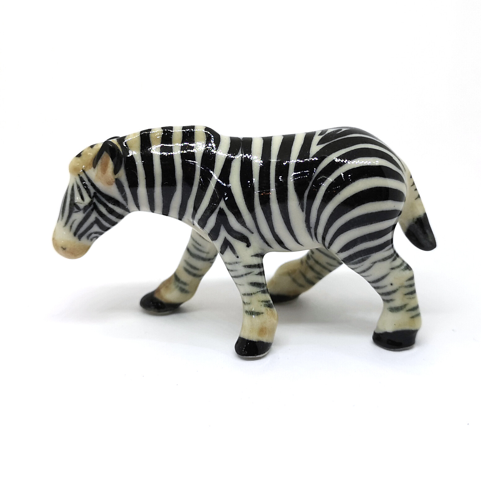 porcelain zebra figurine