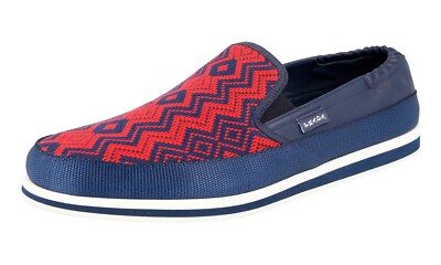PRADA Knit St.Tropez Espadrilles Slip-On Sneakers - 4D3288 NEW -  US 10 EU 43