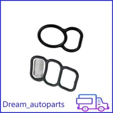 Upper + Lower VTEC Solenoid Gasket Kit Spool Valve For Honda Accord 1994 to 2002