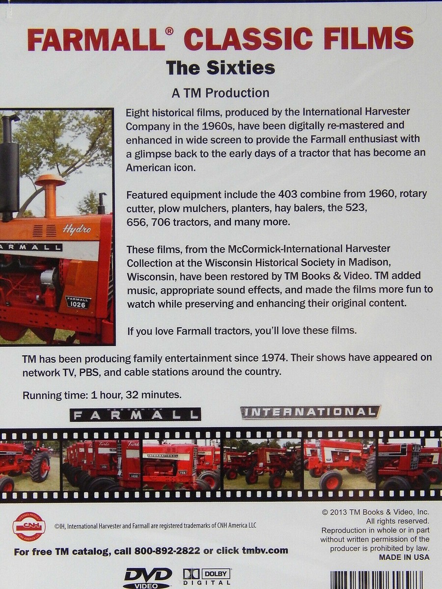その他 Farmall Classic Films 2 - The Sixties Farmall Tractors Classic Films The Sixties DVD | eBay