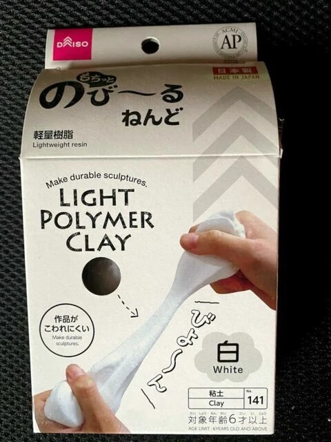 Daiso 141 Light Polymer Clay - White 4549131589375