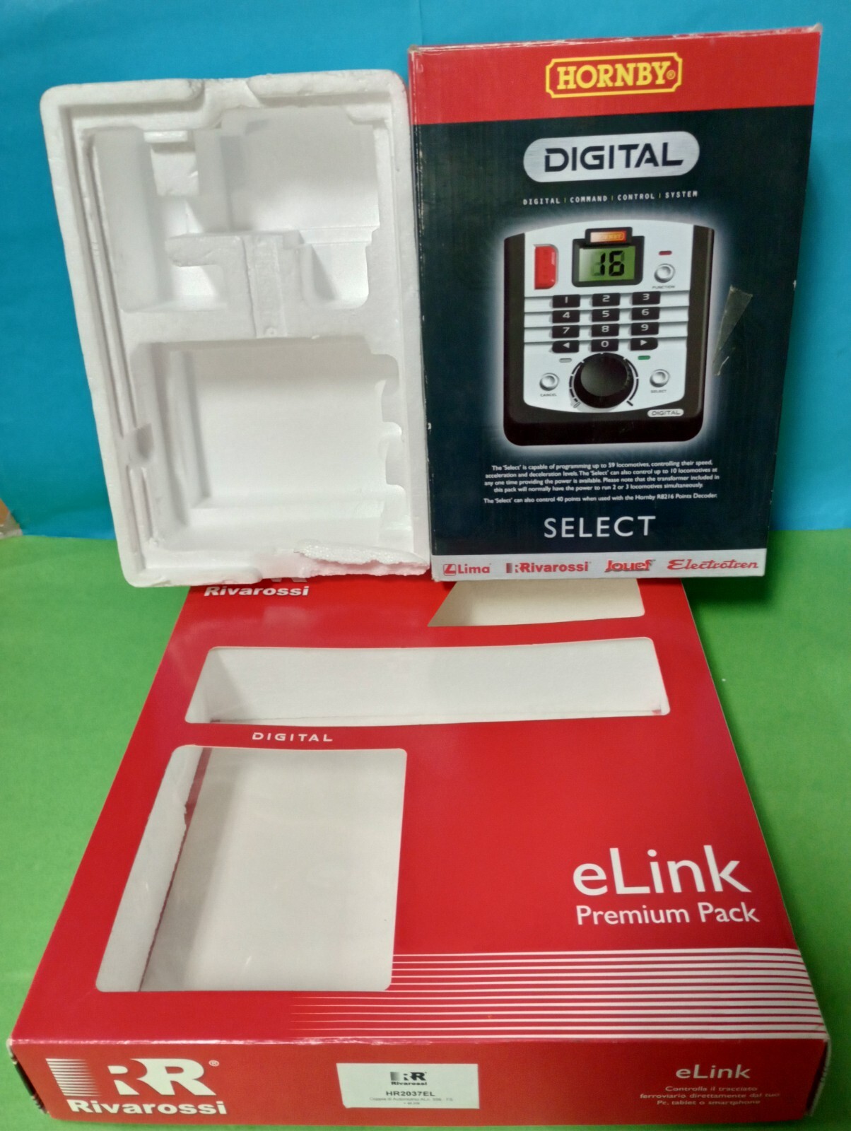HORNBYSELECTDIGITALCENTRALINA-RivarossieLINKPREMIUMPackSCATOLEVuote
