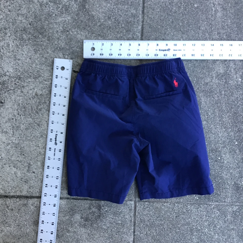 Ralph Lauren Polo Blue Shorts Kids Size 8 Red Logo Swimming - Image 4 of 4