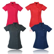 Work Hairdressing Therapist Tunic Beauty Healthcare Spa Top Nail Salon Uniform
