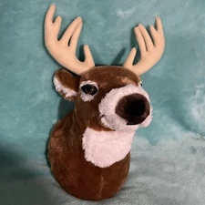 ADORE 13" Boone the Whitetail Deer Stuffed Animal Plush Walltoy Wall Mount