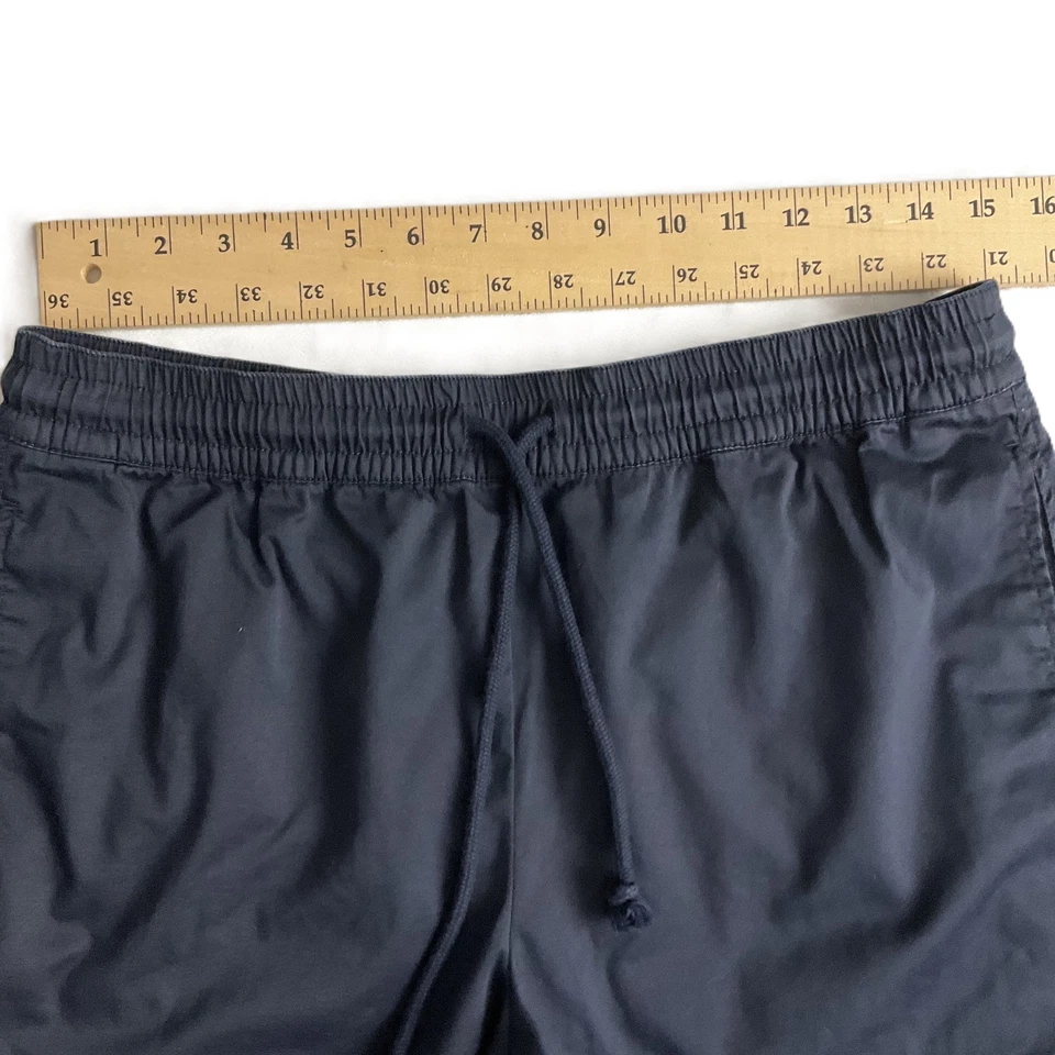 Pantalones Cortos Utilitarios Lou & Gris Azul Marino Cintura Elástica Cordón Talla Mediana Foto 3 de 4