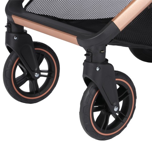 Baby Pram Stroller Mamakiddies 2in1 Pacto City Compact Light Weight Bassinet - Picture 7 of 10