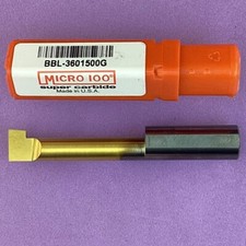 MICRO 100 BBL - 3601500G Carbide Boring Bar; 3/8" Shank Machinist