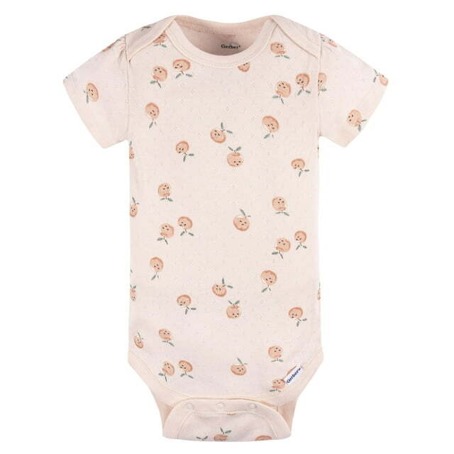 Lot De 2 Bodys Bébé Fille Imprimés « My Princess » – Gerber Taille 3-6 Mois 100% Coton