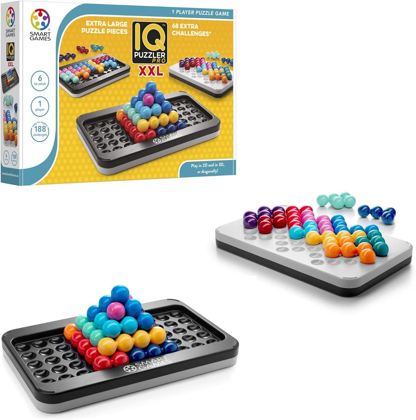 Smart Games IQ Puzzler Pro XXL Puzzle Game