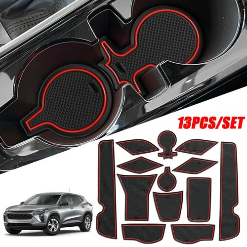 For Chevrolet Trax 2024 Car Interior Non-Slip Cup Mats Gate Slot Pad Accessories - Bild 1 von 17