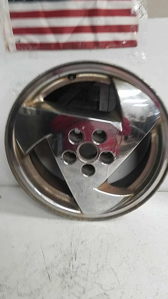 03-05 PONTIAC SUNFIRE WHEEL RIM 16x6 5 LUG 100mm 3 DIRECTIONAL SPOKE SILVER OEM - Image 3 of 4