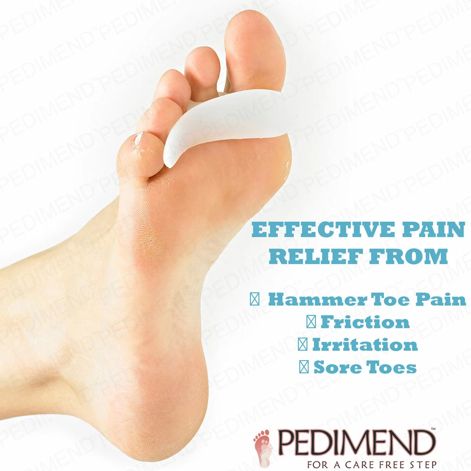 PEDIMEND™ Gel Hammer Toe Crest Pads (Single + Triple) Loop for Overlapping Toes - Image 4 of 4