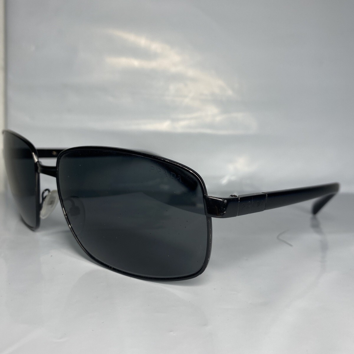 Prada sunglasses men polarized SPR54Q 61-13-135 (V5H6) | eBay