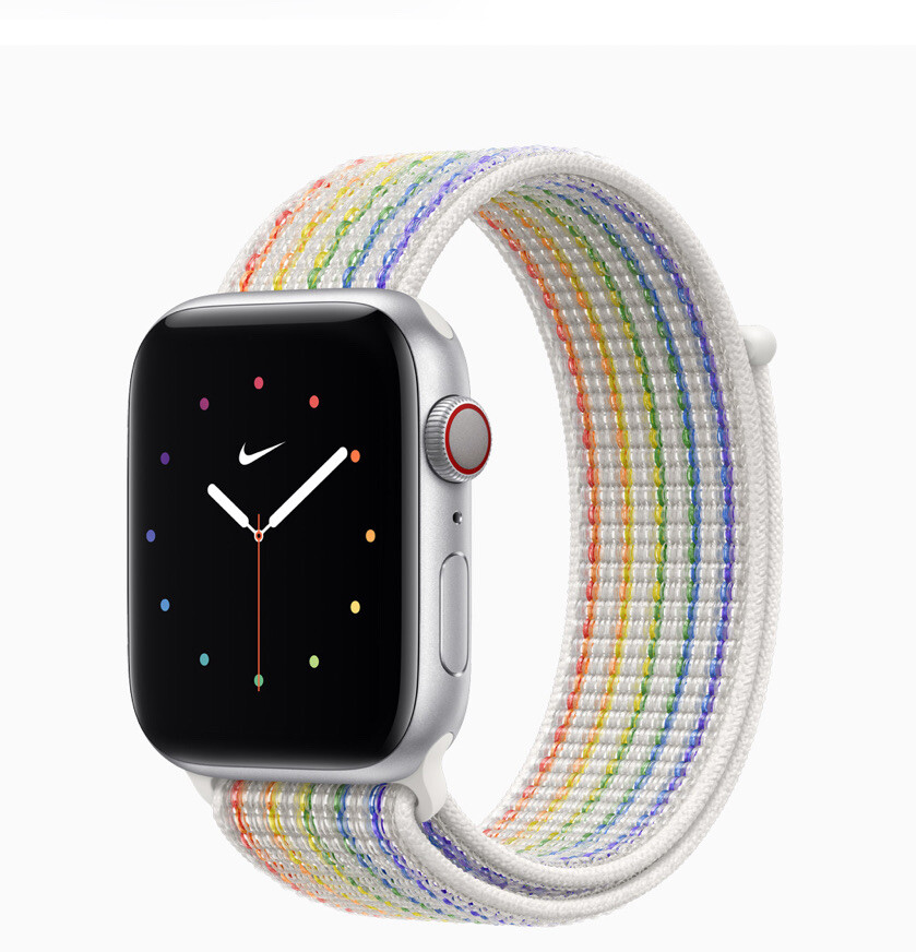 apple watch nike rainbow band