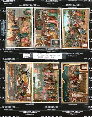 1907 Liebig S-883 The Carnival In Different Ages complete set 6/6 (200398)