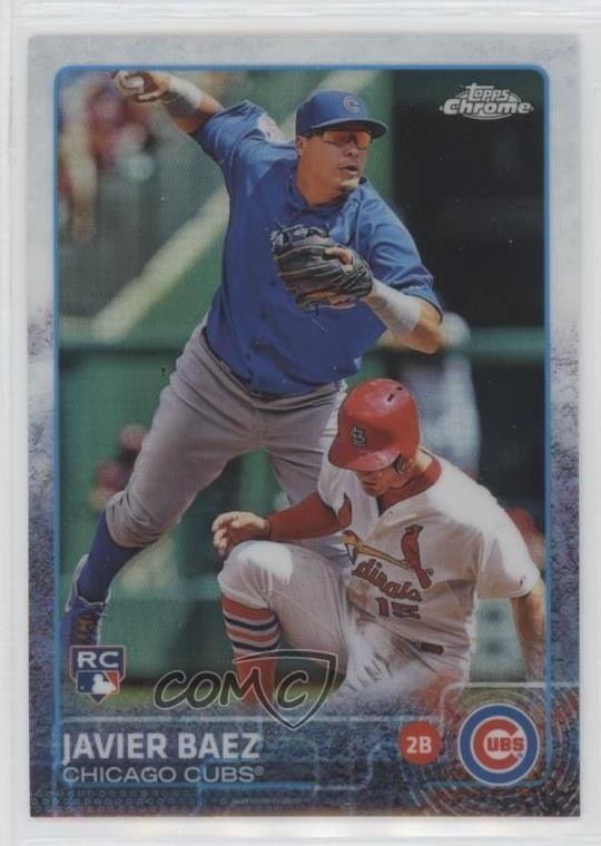 2015 Topps Chrome Refractor Javier Baez #89 11rv