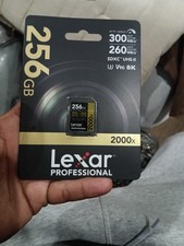 Lexar Professional 2000x 256GB Class 10 - SDXC Memory Card - LSD2000256GBNNNU