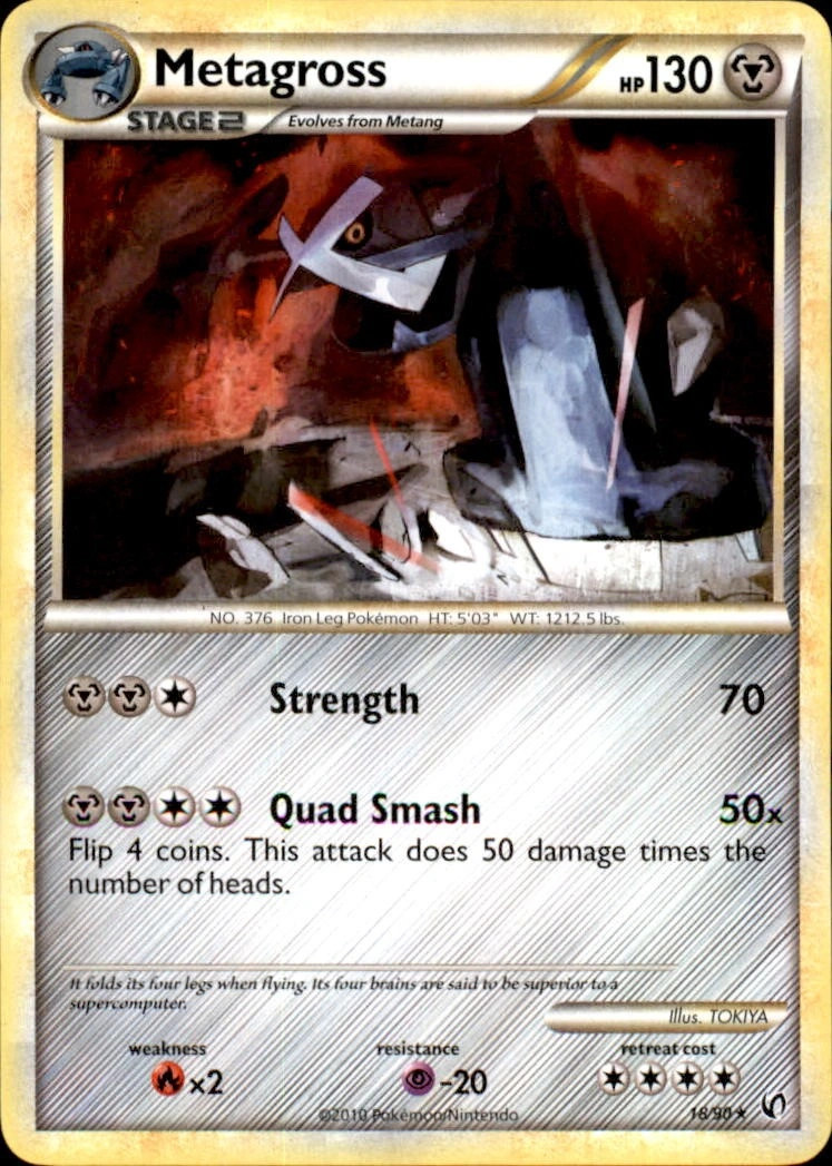Metagross 18/90 Undaunted Rare LP Pokemon TCG