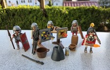 %% Playmobil  Rom R&ouml;mer 5 Figuren Soldaten Artillerie 2 Ballisten