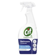 Cif Cleanboost Bathroom Spray Grime & Limescale Cleaner 700ml for UK Home 16.36 per litre