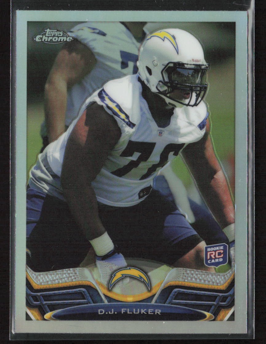 D.J. Fluker 2013 Topps Chrome #134 Refractors San Diego Chargers