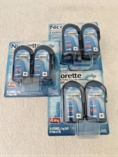3x Nicorette Coated Ice Mint Lozenges  4mg 240 Total Count Exp 06/26+ Vials NEW